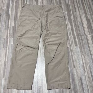 Vintage Woolrich Woolen Mills Straight Leg Cotton Nylon Blend Khaki Pants (38x30